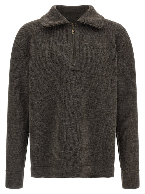 Maison Margiela Gray Wool Cardigan