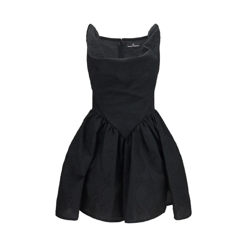 Vivienne Westwood Black Cotton Casual Dress