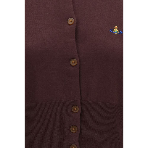 Vivienne Westwood Purple Silk Cardigan