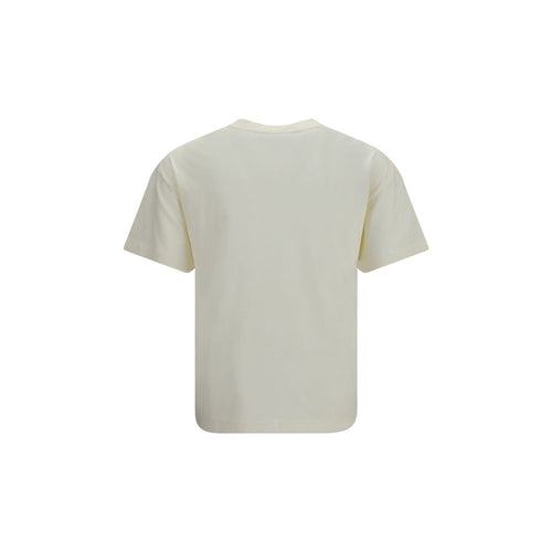 Palm Angels Beige Cotton T-Shirt