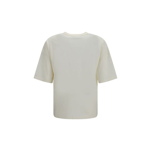 Palm Angels White Cotton T-Shirt