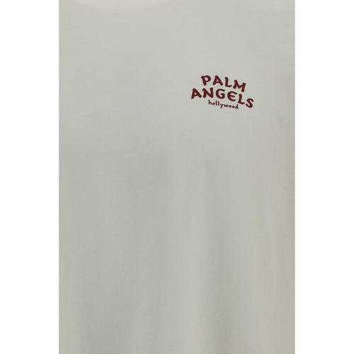Palm Angels Beige Cotton T-Shirt