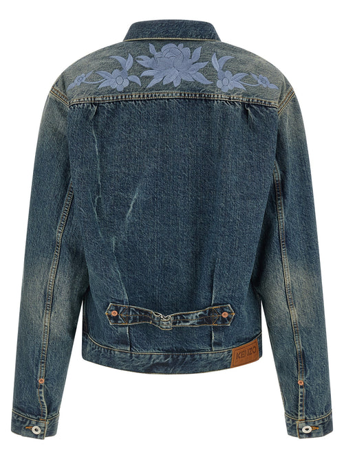 Kenzo Blue Cotton Denim Jacket