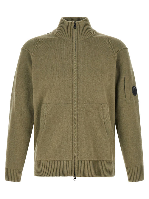 C.P. Company Bicolor Wool Cardigan