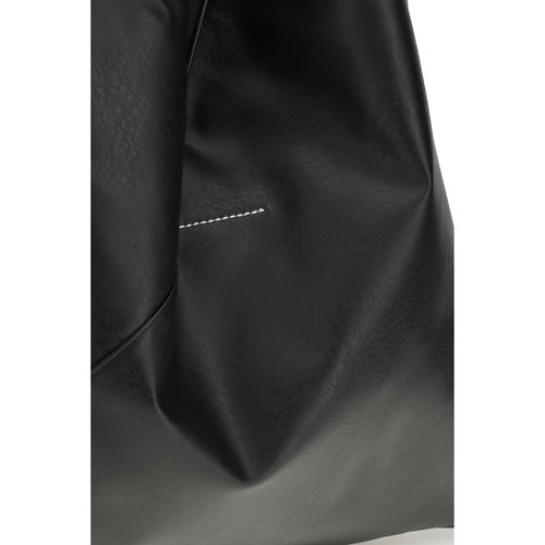 MM6 Black Polyethylene Handbag