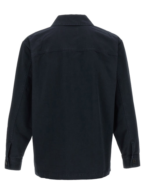 Saint Laurent Blue Cotton Blouse