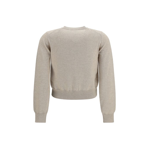 Maison Kitsuné Beige Cotton Cardigan