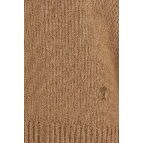 Ami Paris Brown Cashmere Sweatshirt