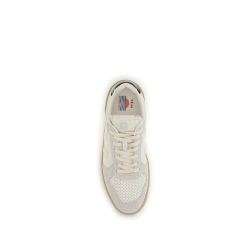 Veja Beige Calf Leather Bos Taurus Low Top Sneakers