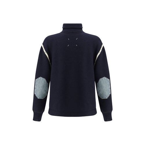 Maison Margiela Blue Wool Oves Aries Sweatshirt