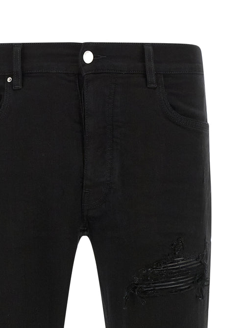 Amiri Black Cotton Slim Fit Jeans