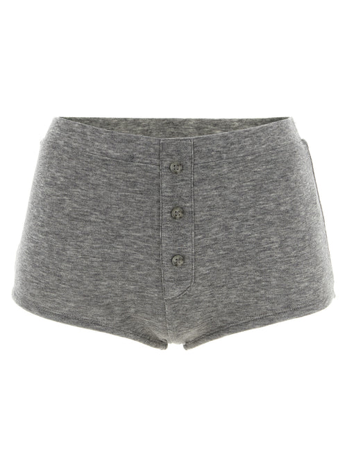 Entire Studios Gray Tencel Bermuda Shorts