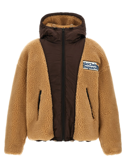 Dsquared² Brown Polyester Bomber