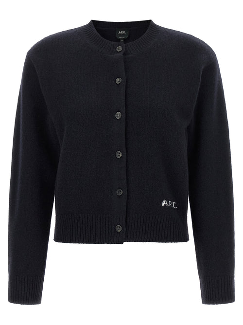 A.P.C. Blue Wool Cardigan