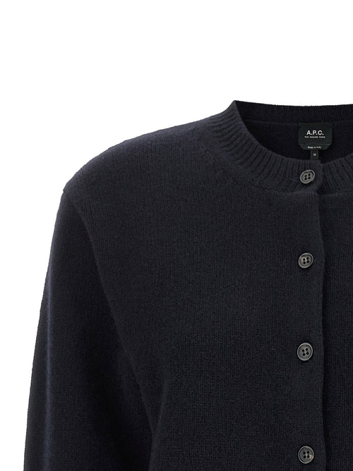A.P.C. Blue Wool Cardigan