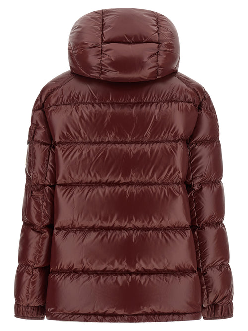 Moncler Bordeaux Polyamide Full-Length Jacket