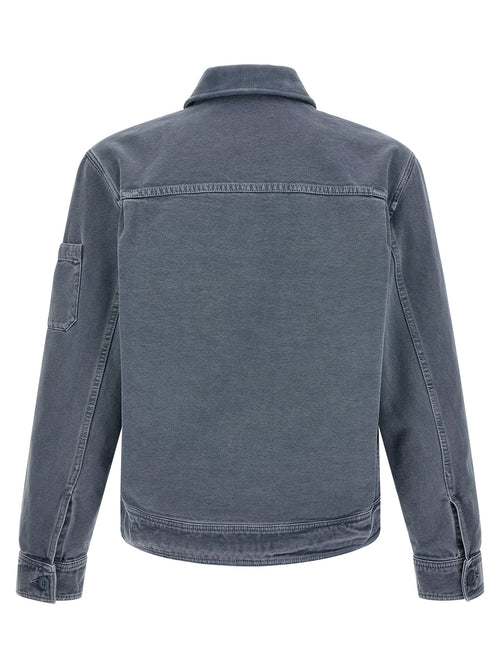 A.P.C. Gray Cotton Denim Jacket