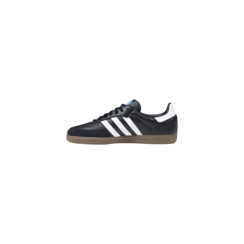 Adidas Originals Black Leather Athletic Sneakers