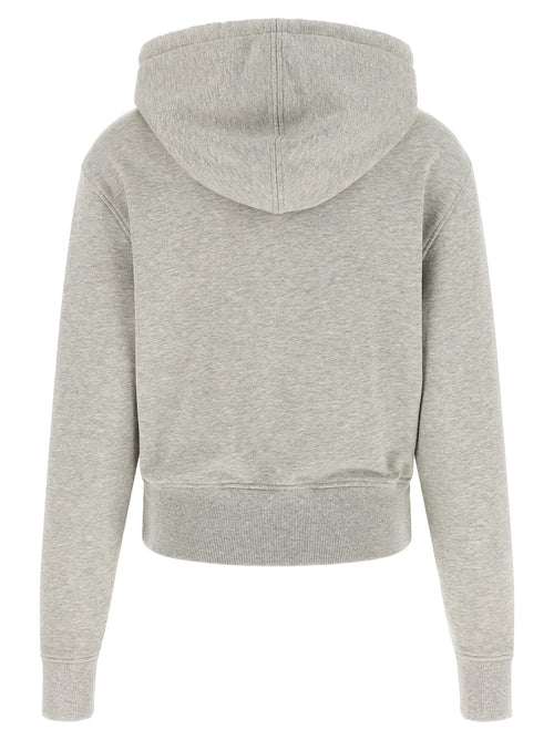 Ami Paris Gray Cotton Sweatshirt