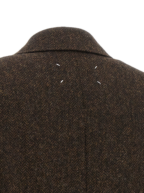 Maison Margiela Brown Wool Coat