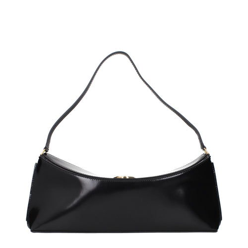 Jacquemus Black Leather Shoulder Bag