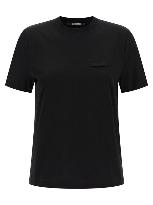 Jacquemus Black Cotton T-Shirt