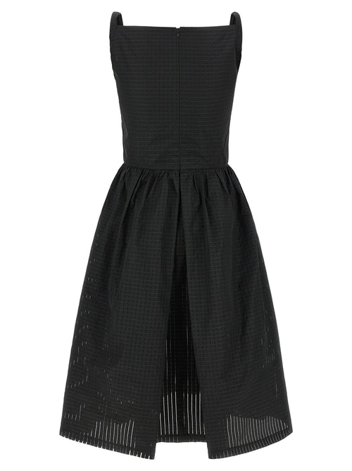 Vivienne Westwood Black Polyester Midi Dress