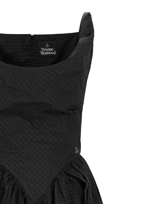 Vivienne Westwood Black Polyester Midi Dress