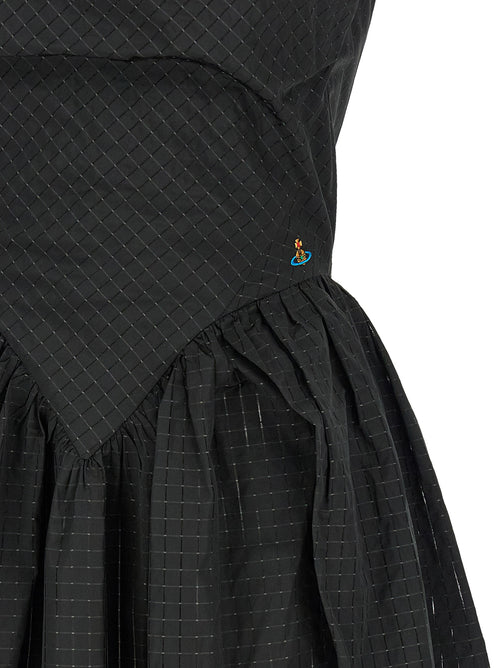 Vivienne Westwood Black Polyester Midi Dress