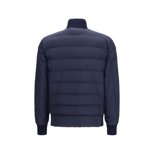Moncler Blue Wool Oves Aries Sportswear
