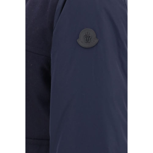 Moncler Blue Wool Oves Aries Sportswear