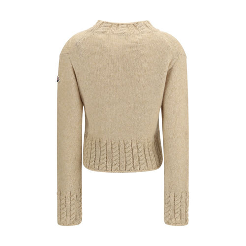 Moncler Beige Alpaca Vicugna Pacos Sweatshirt