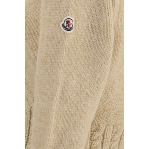 Moncler Beige Alpaca Vicugna Pacos Sweatshirt