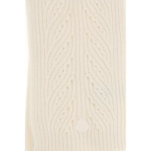 Moncler Beige Wool Oves Aries Scarf