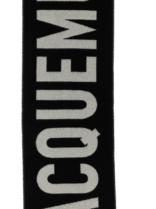 Jacquemus Black Wool Foulard