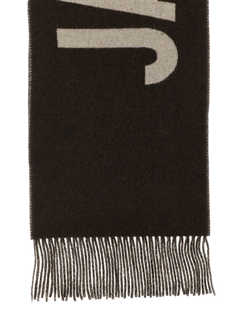 Jacquemus Brown Wool Foulard