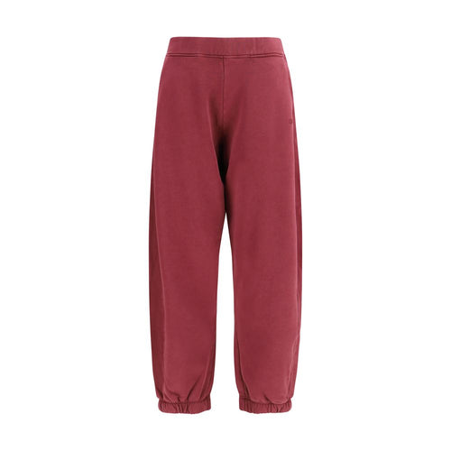 Off-White Purple Cotton Joggers (Workout Pants)