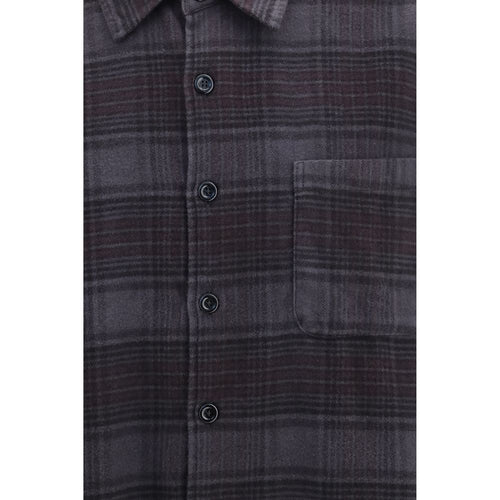 Our Legacy Gray Cotton Pattern Shirt