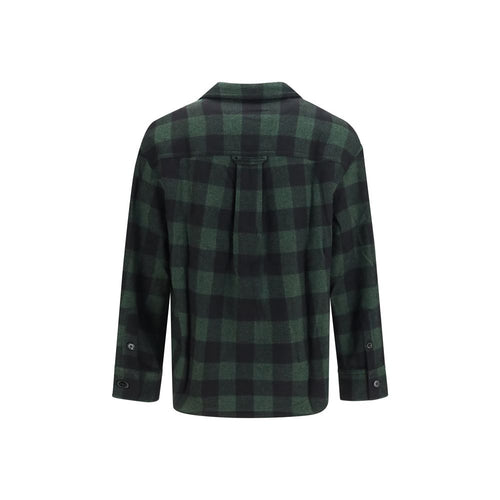 Ami Paris Bicolor Wool Oves Aries Full-Length Jacket