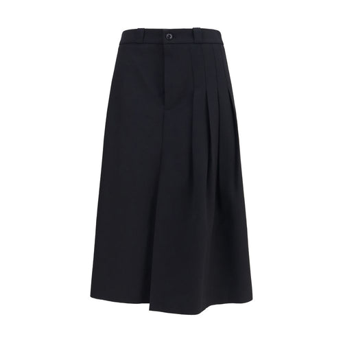 Our Legacy Black Wool Oves Aries Midi Skirt