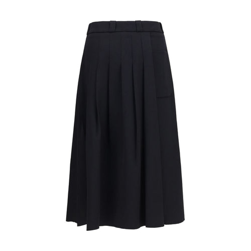 Our Legacy Black Wool Oves Aries Midi Skirt