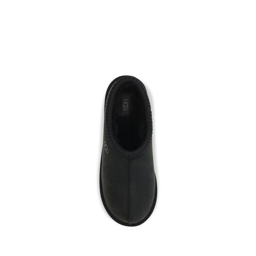 UGG Black Nubuc Leather Clogs