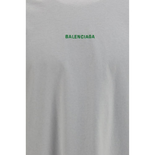 Balenciaga White Cotton Long Sleeve T-Shirt