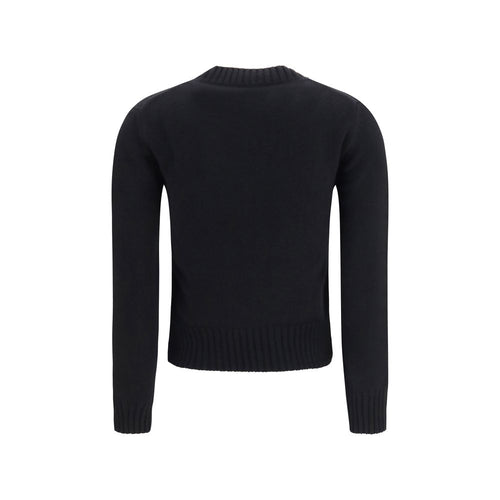Ami Paris Black Wool Oves Aries Sweatshirt