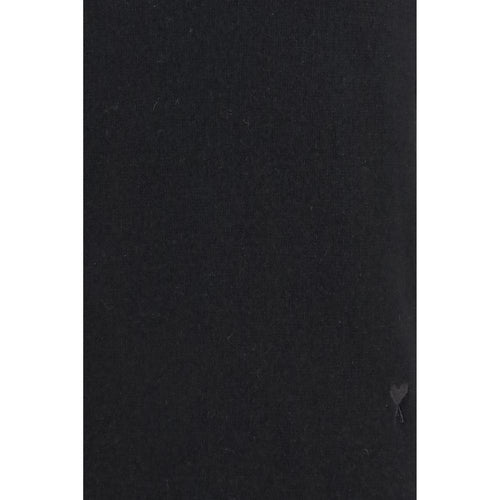 Ami Paris Black Wool Oves Aries Turtleneck