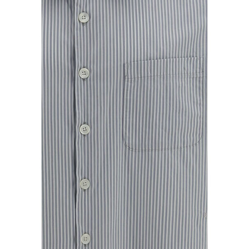 Our Legacy Gray Cotton Pattern Shirt