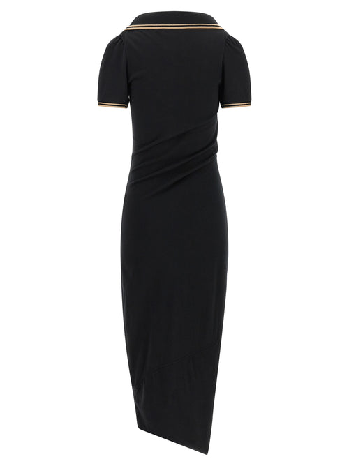 Vivienne Westwood Black Cotton Midi Dress