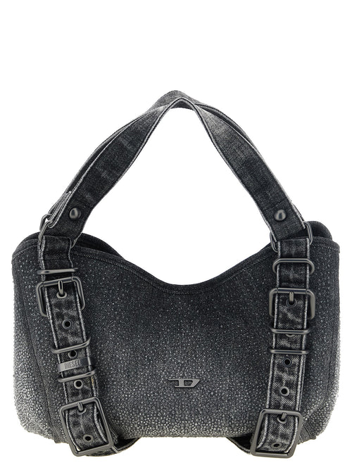 Diesel Black Cotton Handbag