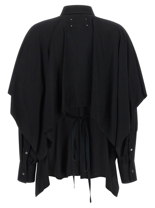 Maison Margiela Black Viscose Blouse