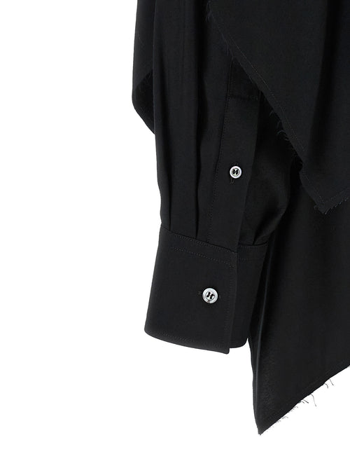 Maison Margiela Black Viscose Blouse
